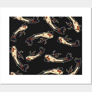 Koi Fish Pattern Posters and Art